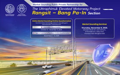 The Department of Highways is holding a Market Sounding for Uttraphimuk Elevated Motorway Project, Rangsit – Bang Pa-In Section